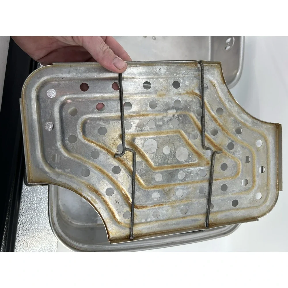 Vintage MIRRO Aluminum Large Covered Roaster Roasting Pan 12